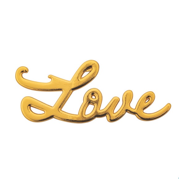 gold ‘love’ script bottle opener keychain - Picture 3 of 3